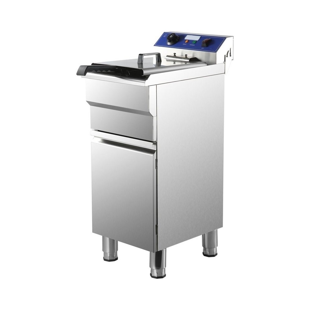 Commercial Fryer Single Electric 16 litre 5kW Free standing | DA-HEF161C