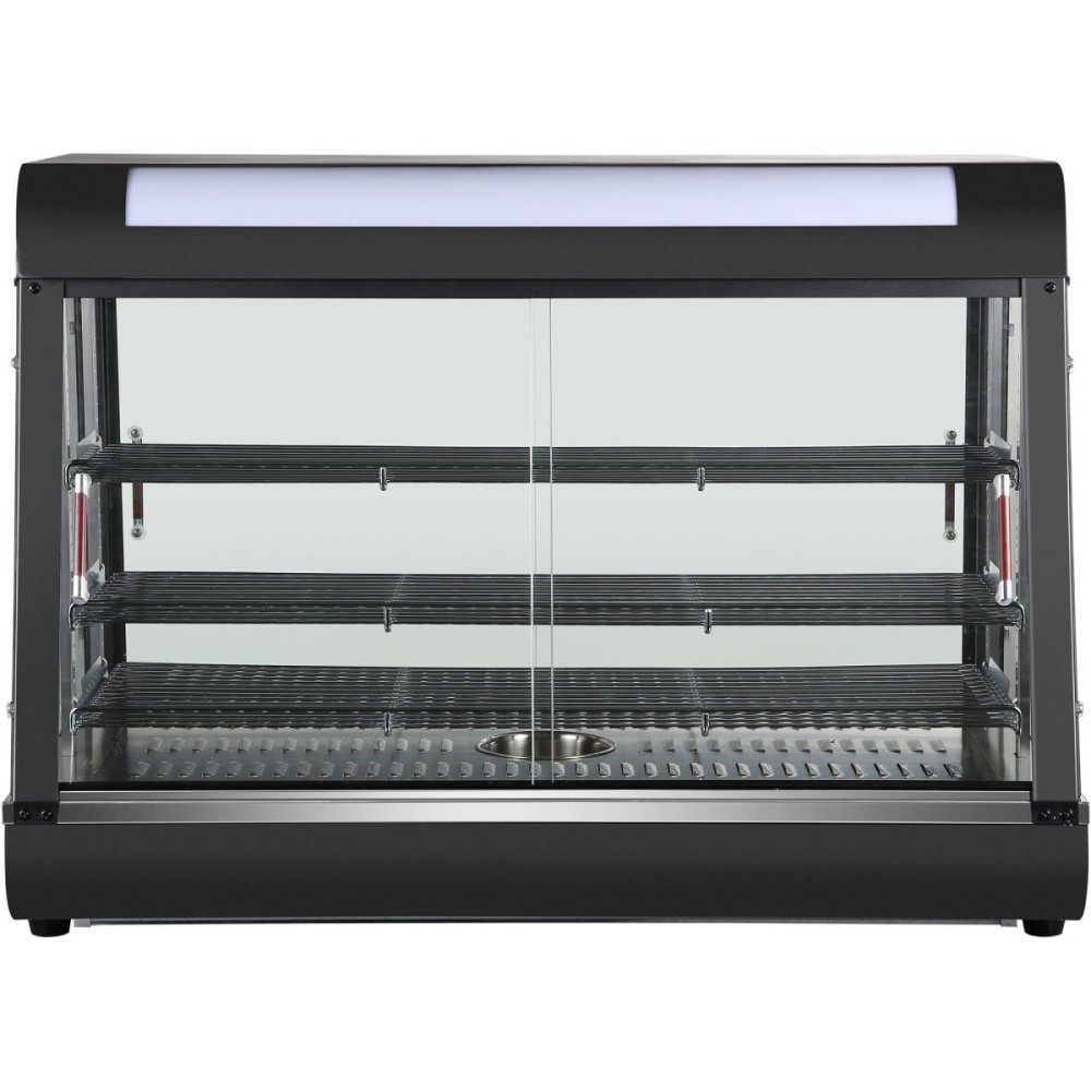 Commercial Heated showcase food warmer 900mm Width Countertop | Stalwart DA-HW602