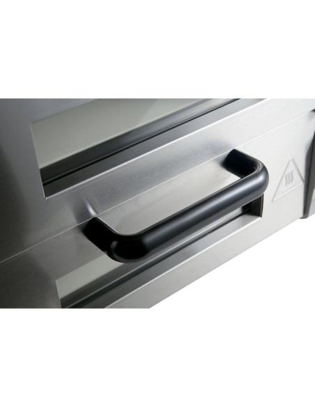 Electric Pizza oven 4+4 pizzas of 8'' | Stalwart DA-HEP2ST