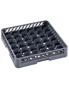 Commercial Cups/Glass rack 36 compartments 500x500x100mm | DA-WH060E36