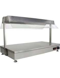 Electric Food Warmer with Gantry 1040mm 1.55kW | Stalwart DA-SFW3M