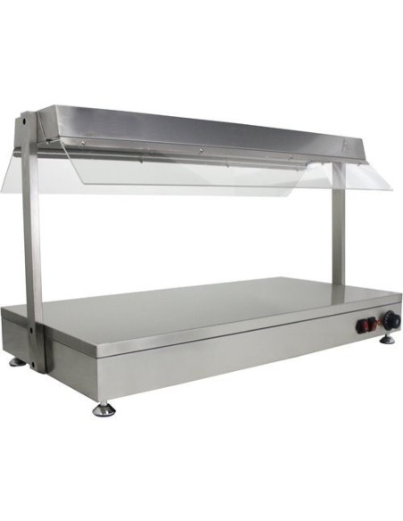 Electric Food Warmer with Gantry 1040mm 1.55kW | Stalwart DA-SFW3M