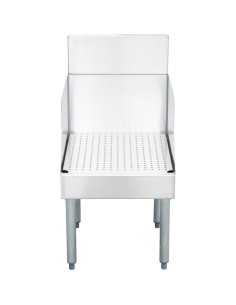 Commercial Recessed Bar Drainboard with Backsplash Stainless steel 460x640x760mm | DA-RPBDU2518 2
