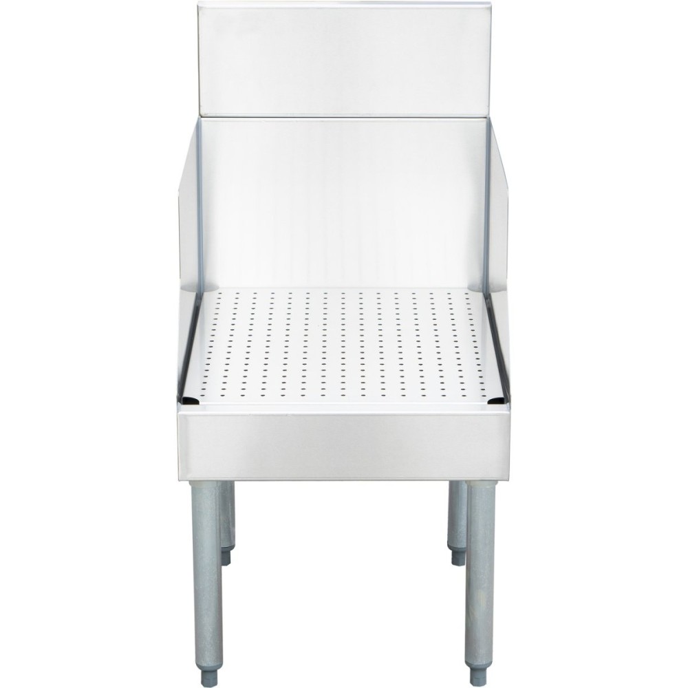 Commercial Recessed Bar Drainboard with Backsplash Stainless steel 460x640x760mm | DA-RPBDU2518