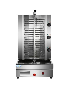 Professional Adjustable Gyros/Kebab grill Electric 3 elements 8kW | Stalwart DA-HESE2
