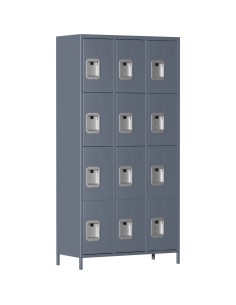 Commercial Grey 12 Door Locker 900x400x1830mm | Stalwart DA-SART242