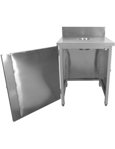 Commercial Waste Bin Cabinet Stainless steel | Stalwart DA-WRSA7070H