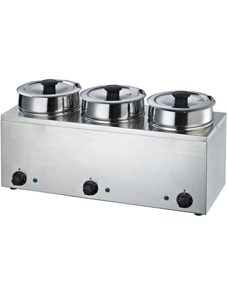 Bain Marie 3 Hot pots 3x3.5 litres | DA-BMP43