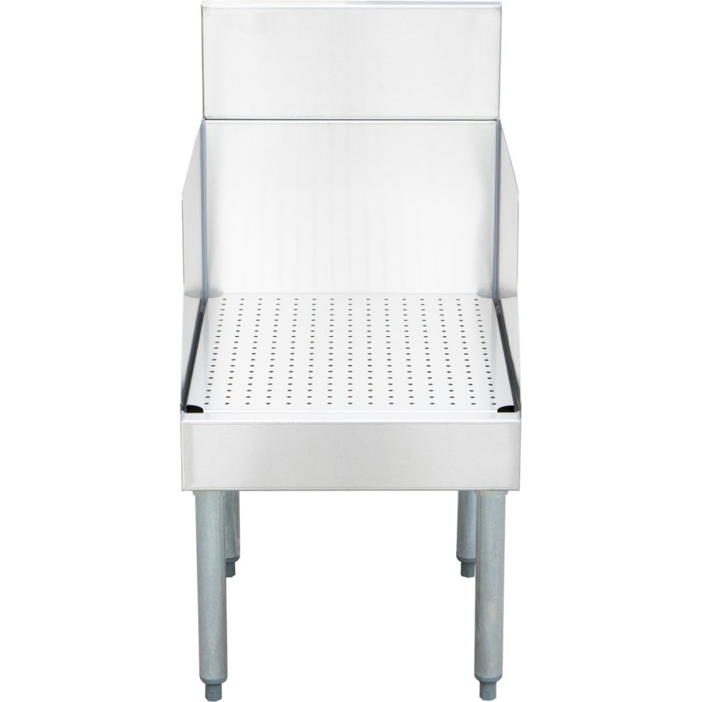 Commercial Recessed Bar Drainboard with Backsplash Stainless steel 610x640x760mm | DA-RPBDU2524