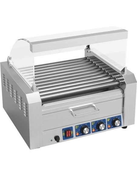 Commercial Hot dog Roller grill 11 rollers | Stalwart DA-HDRA11