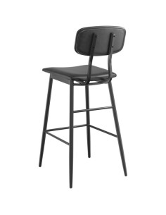4pcs Barstool with Black Vinyl Backrest &amp Seat | Stalwart DA-GS60606BBLACK 2