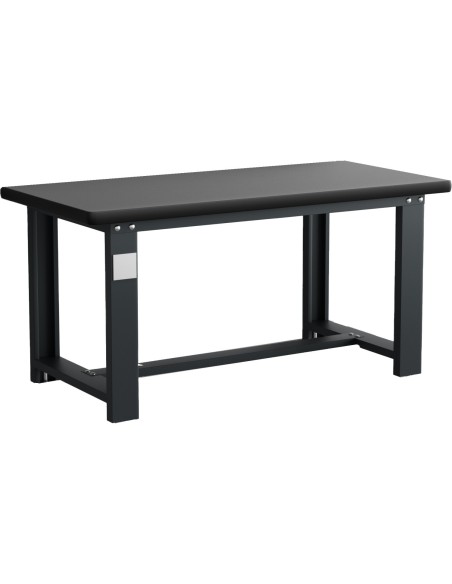 Commercial Heavy Duty Work Table 1200x750x800mm Black | Stalwart DA-MB80120HDT