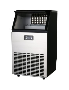 Commercial Ice Cube Maker Machine 35kg per 24hrs 15kg bin 22x22mm Cubes | HZB35