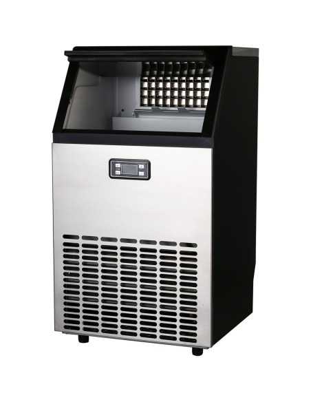 Commercial Ice Cube Maker Machine 35kg per 24hrs 15kg bin 22x22mm Cubes | HZB35