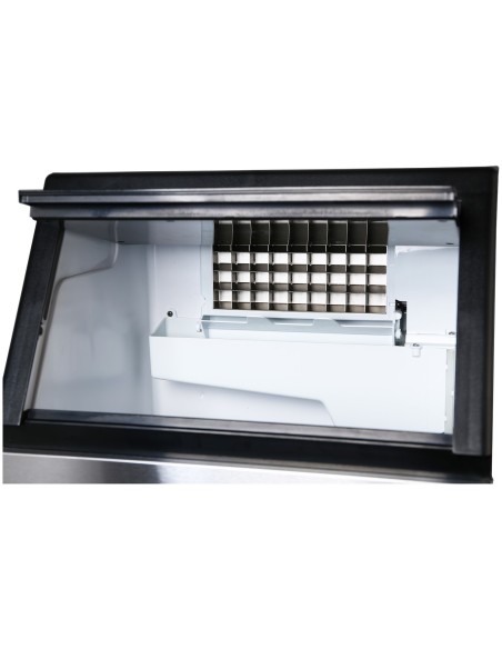Commercial Ice Cube Maker Machine 35kg per 24hrs 15kg bin 22x22mm Cubes | HZB35