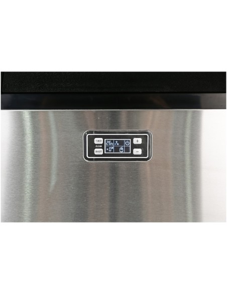 Commercial Ice Cube Maker Machine 35kg per 24hrs 15kg bin 22x22mm Cubes | HZB35