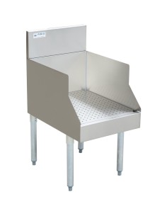 Commercial Recessed Bar Drainboard with Backsplash Stainless steel 760x640x760mm | DA-RPBDU2530
