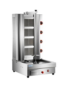 Professional Adjustable Gyros/Kebab grill Gas 4 elements 14.8kW | Stalwart DA-HGSR4 2