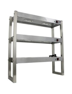 Commercial Quartz Lamp Heating Gantry 3 tier 900mm | Stalwart DA-FWL093