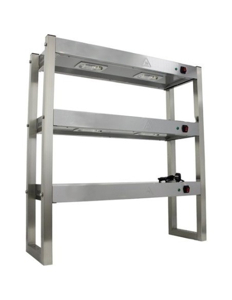 Commercial Quartz Lamp Heating Gantry 3 tier 900mm | Stalwart DA-FWL093