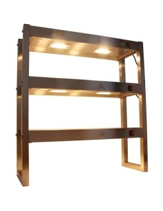 Commercial Quartz Lamp Heating Gantry 3 tier 900mm | Stalwart DA-FWL093 2