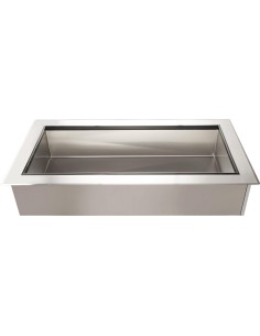 Drop-in Food Well Ice cooled Stainless steel 3xGN1/1 | DA-DIICFW32649 2