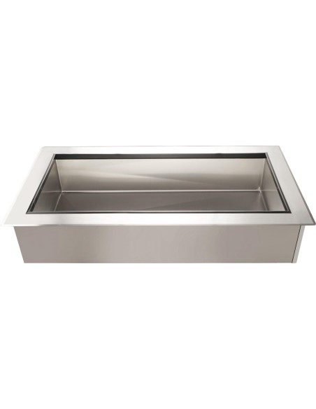 Drop-in Food Well Ice cooled Stainless steel 3xGN1/1 | DA-DIICFW32649