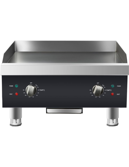 Commercial Griddle Smooth 610x620x360mm 8kW Electric | DA-HEG824