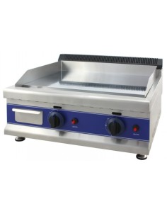 Commercial Gas Griddle Smooth 2 zone 6kW Table top | Stalwart DA-HGT600