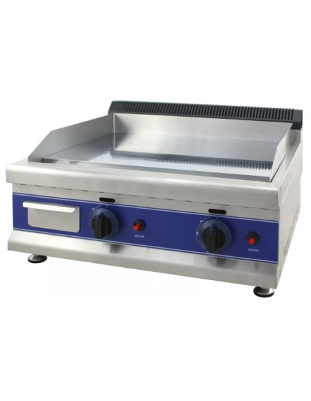 Commercial Gas Griddle Smooth 2 zone 6kW Table top | Stalwart DA-HGT600