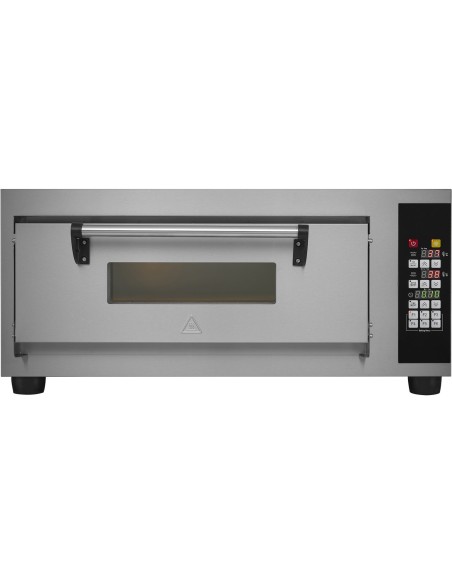 Commercial Pizza oven Electric 1 chamber 400x400mm 450°C Digital controls 2.6kW 230V | Stalwart DA-PS441BE