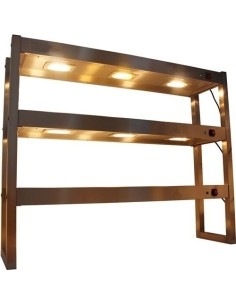Commercial Quartz Lamp Heating Gantry 3 tier 1200mm | Stalwart DA-FWL123