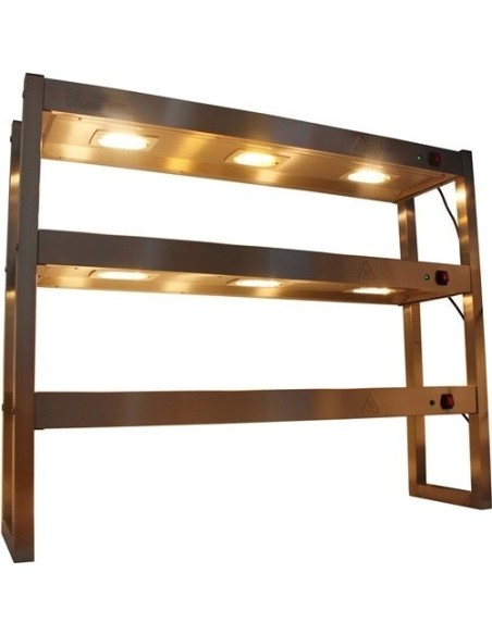 Commercial Quartz Lamp Heating Gantry 3 tier 1200mm | Stalwart DA-FWL123