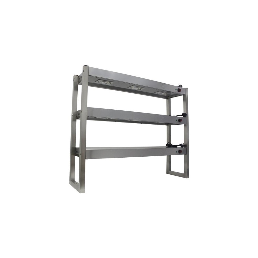 Commercial Quartz Lamp Heating Gantry 3 tier 1200mm | Stalwart DA-FWL123
