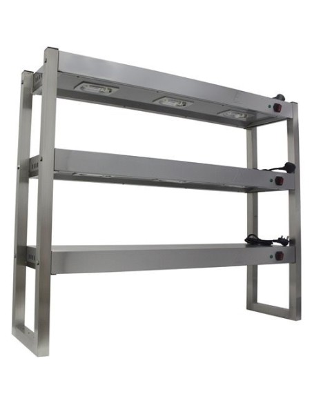 Commercial Quartz Lamp Heating Gantry 3 tier 1200mm | Stalwart DA-FWL123