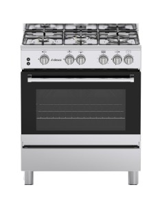 Professional Gas range Oven 4.7kW with 4 burners 8.6kW | Stalwart DA- C74ND 2