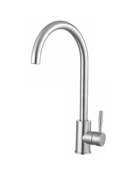 Kitchen Sink Mixer Tap Single lever Stainless steel | DA-3047003