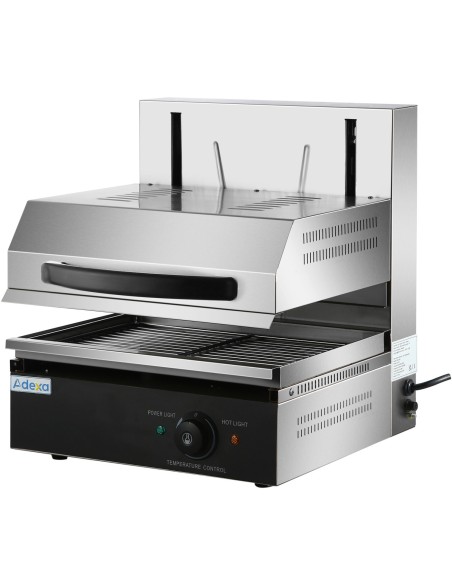 Commercial Lift Salamander grill 2.8kW 434x314mm Adjustable height | Stalwart DA-HES450