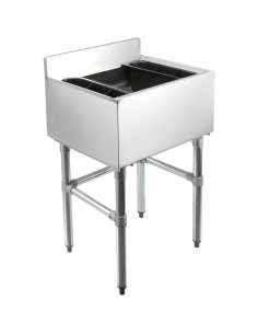 Ice bin Underbar Splashback Stainless steel | DA-IB182408