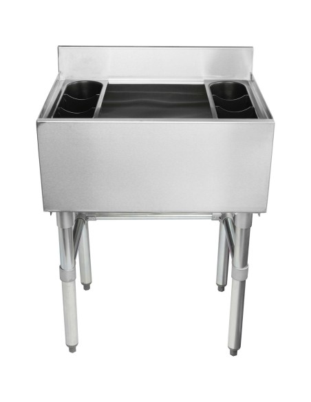 Ice bin Underbar Splashback Stainless steel | DA-IB182408