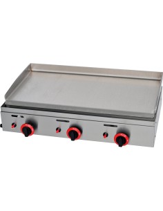 Commercial Gas Griddle 3 burners Premium Smooth plate  8.25kW Countertop | Stalwart Da-YGPL800