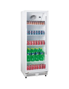 Bottle cooler Upright 230 litres Static cooling Hinged glass door White | Stalwart DA-LG230XP