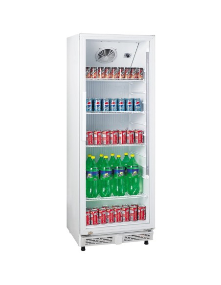 Bottle cooler Upright 230 litres Static cooling Hinged glass door White | Stalwart DA-LG230XP