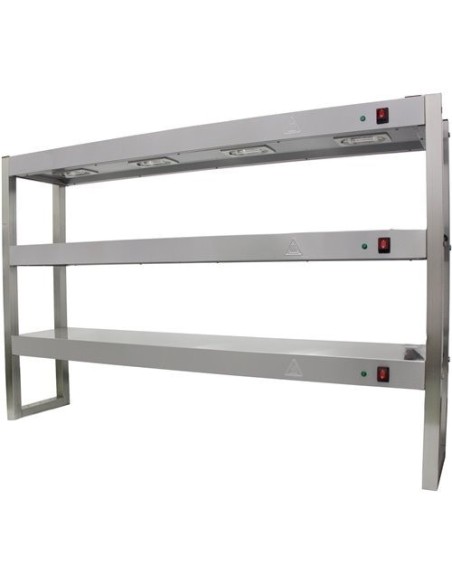 Commercial Quartz Lamp Heating Gantry 3 tier 1500mm | Stalwart DA-FWL153