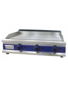 Commercial Gas Griddle Smooth Hot Plate 3 Zone 9kW Table top | Stalwart DA-HGT900