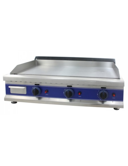 Commercial Gas Griddle Smooth Hot Plate 3 Zone 9kW Table top | Stalwart DA-HGT900