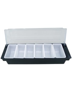 Garnish Tray / Condiment Holder with Lid 6 Compartments | DA-CHC46 2