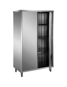 Commercial Cabinet Swing doors Stainless steel 1000x600x2000mm | Stalwart VC106SND