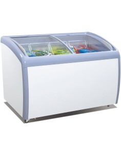 Commercial Display Chest freezer Curved sliding glass lid 260 litres | Stalwart DA-RI360A