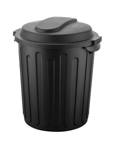 Waste Bin with Lid 60 litres Black | Stalwart DA-XDW60LB